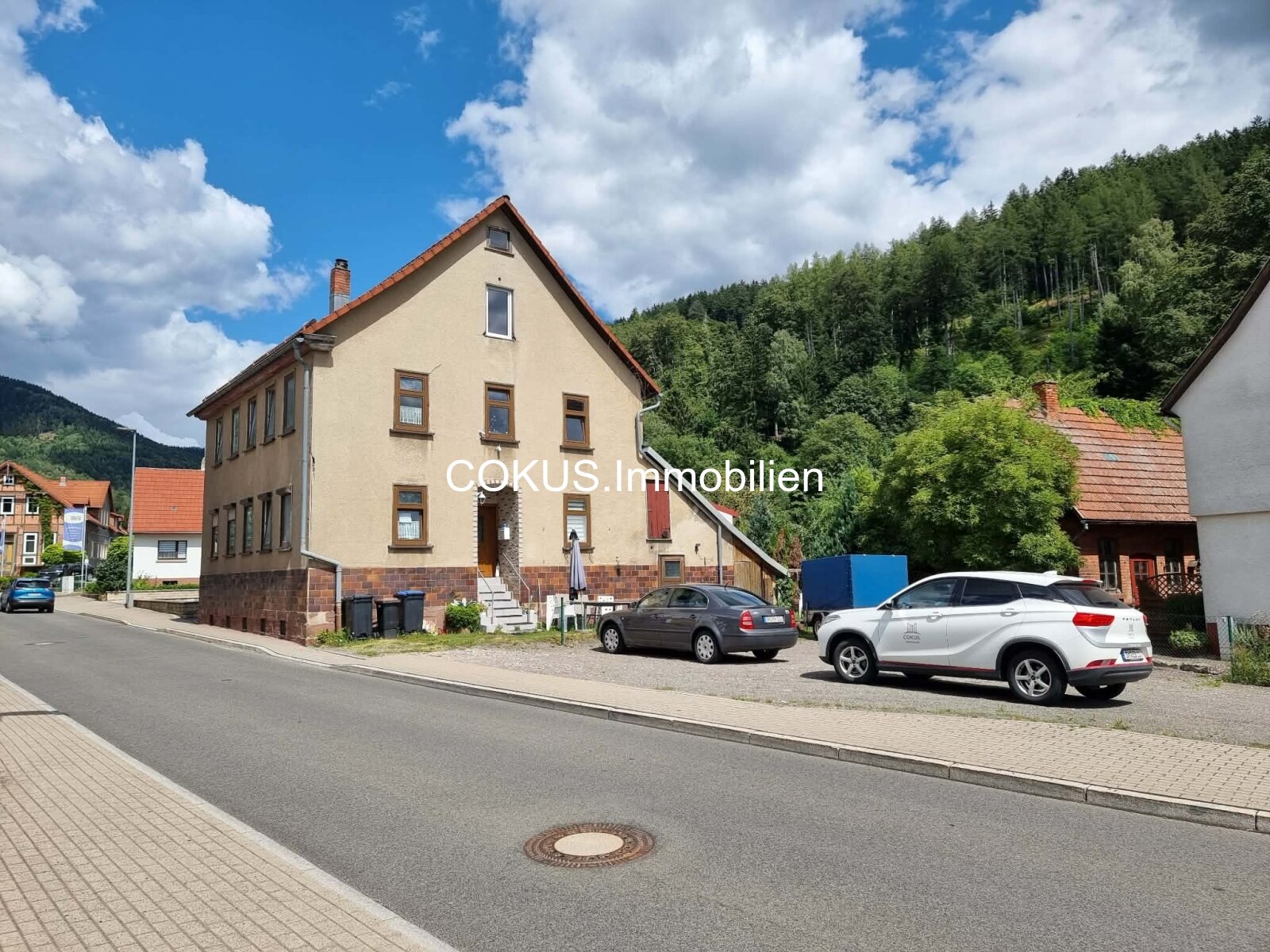 Zweifamilienhaus am Fuße der Hallenburg – 2021 saniert, eine Wohnung vermietet