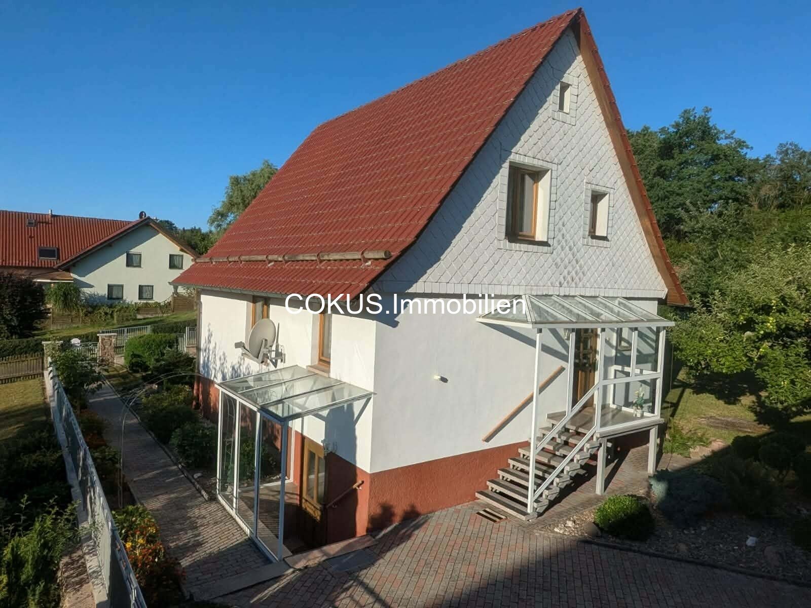 🏡 Freistehendes Einfamilienhaus mit Wintergarten – neues Bad, Keller, 586 m² eigener Grund
