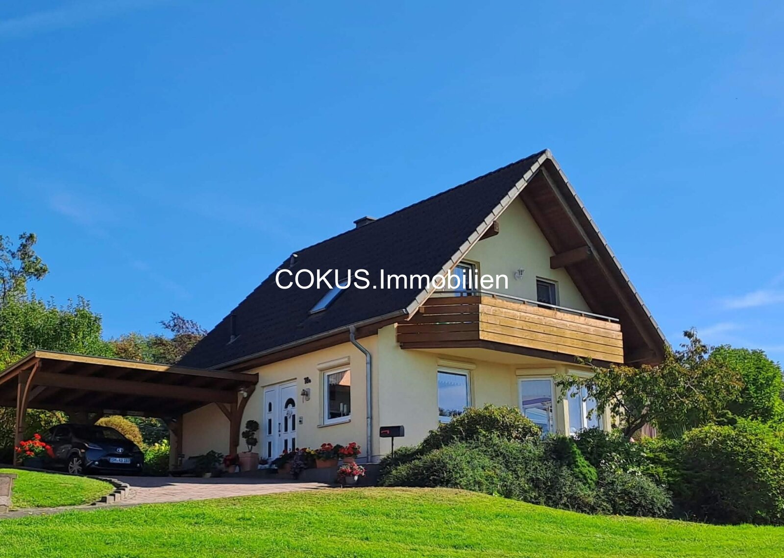 🏡 Ankommen mit Fernblick – gepflegtes Einfamilienhaus mit beheiztem Wintergarten und Heizkamin