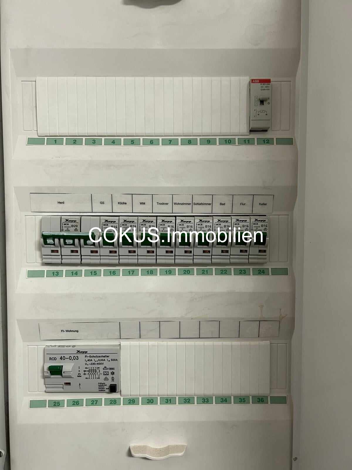 Unterverteilung in der Wohnung Unterverteilung in der Wohnung