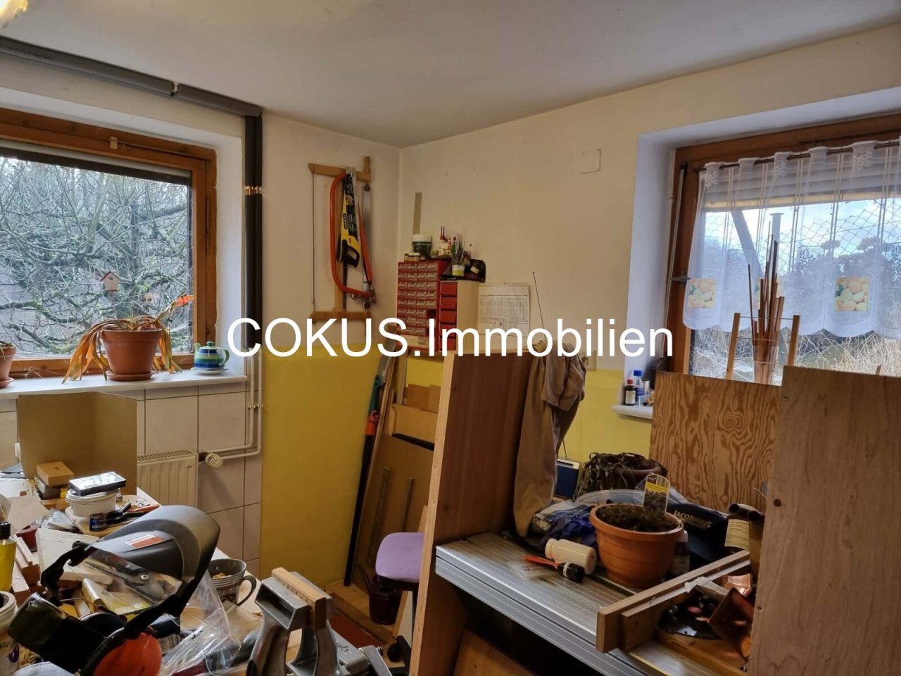 Hobbywerkstatt im Kellergeschoss