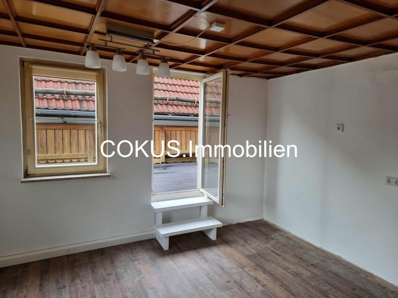 Küche mit Zugang Dachterrasse