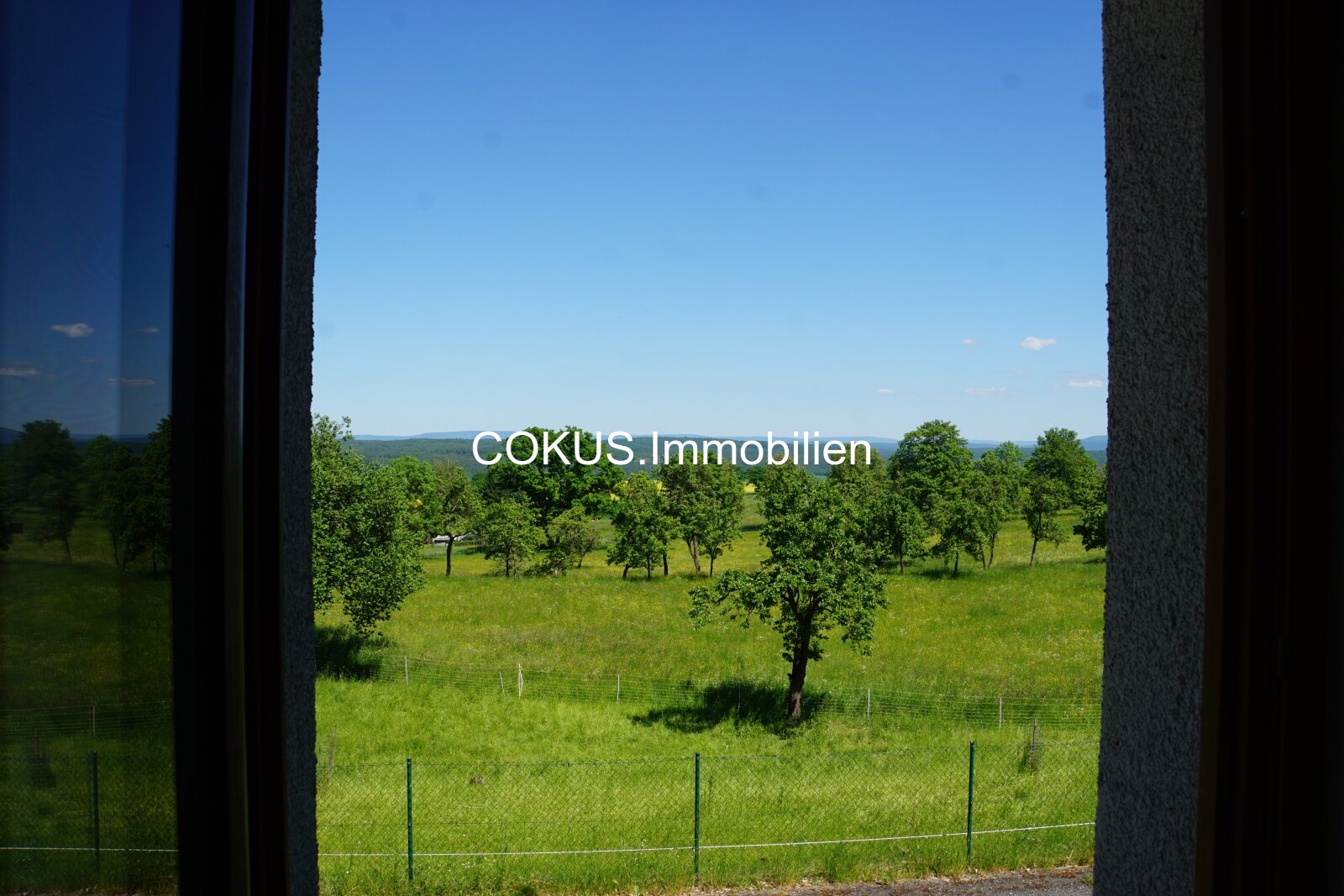 Panoramablick in die Rhön-Landschaft