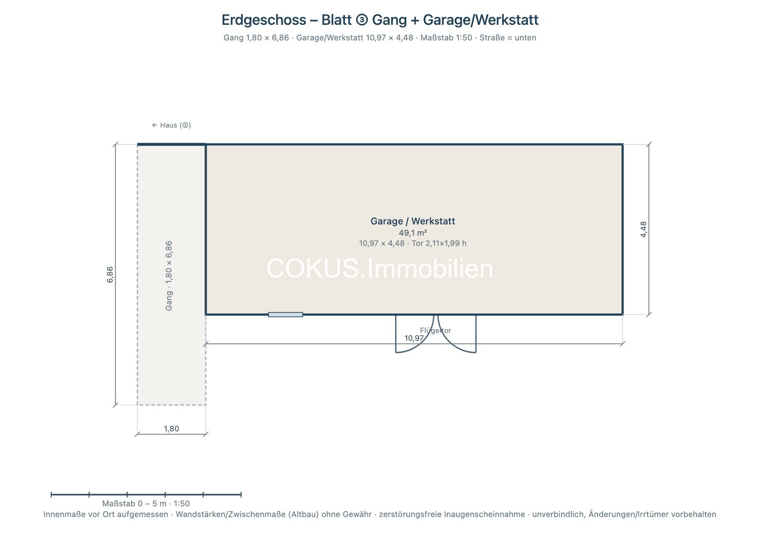 Grundriss EG Blatt 3 Gang-Garage A4 Grundriss EG Blatt 3 Gang-Garage A4