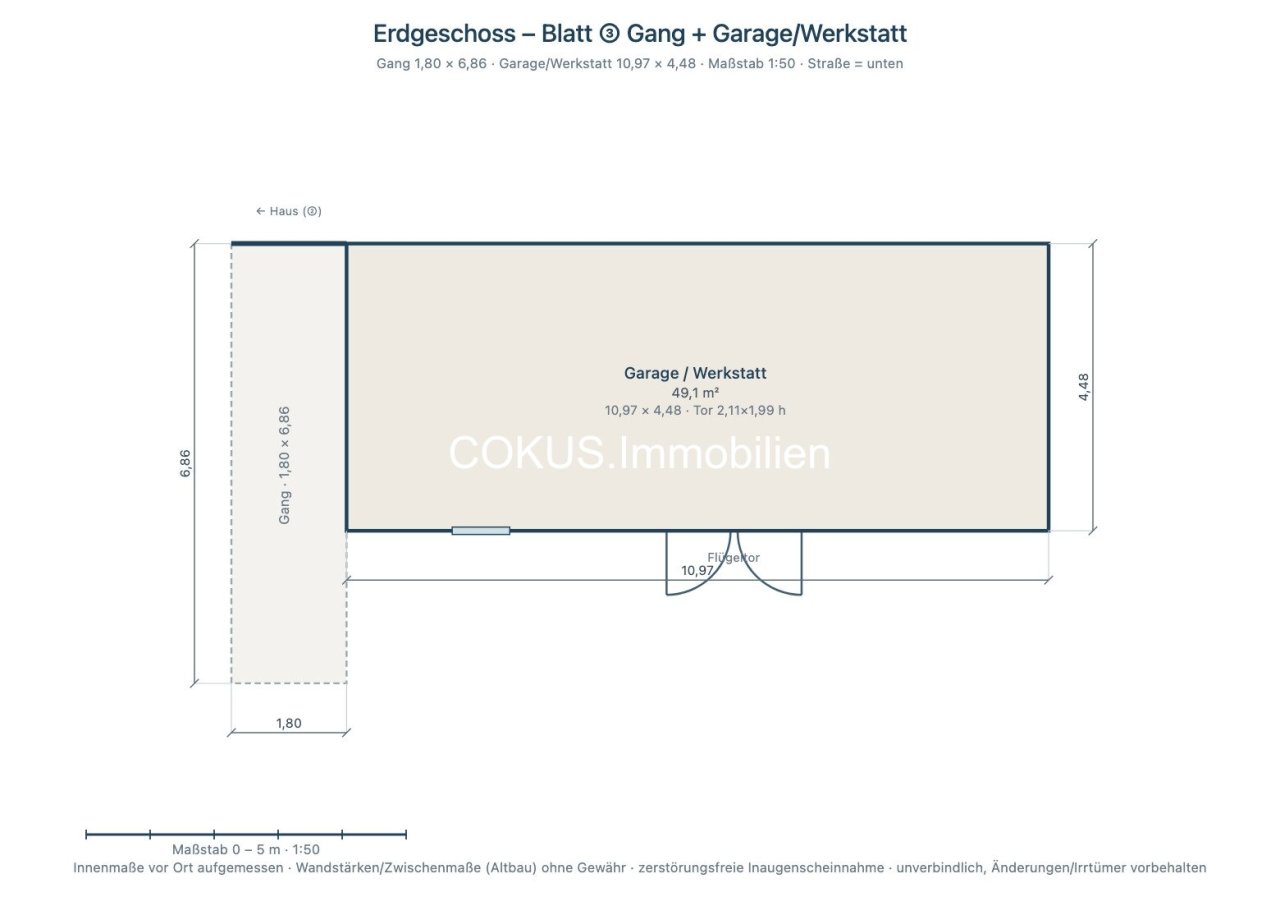 Grundriss EG Blatt 3 Gang-Garage A4 Grundriss EG Blatt 3 Gang-Garage A4