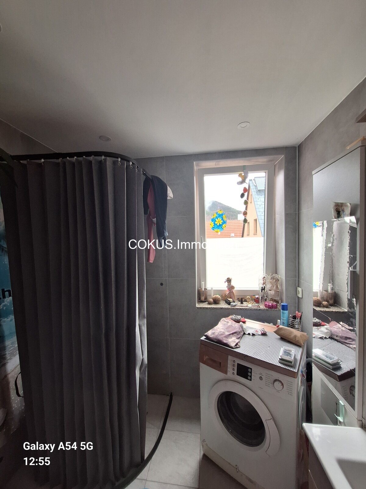 Duschbad der vermieteten Wohnung im OG