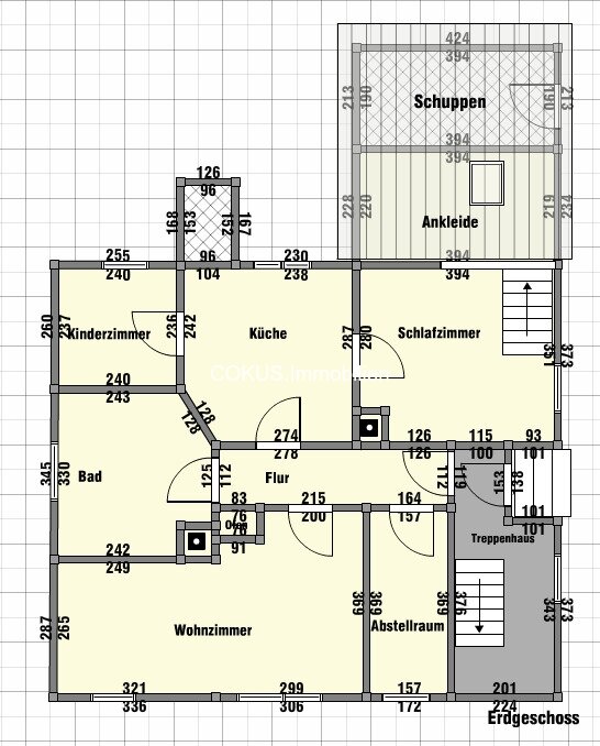 Erdgeschoss Grundriss
