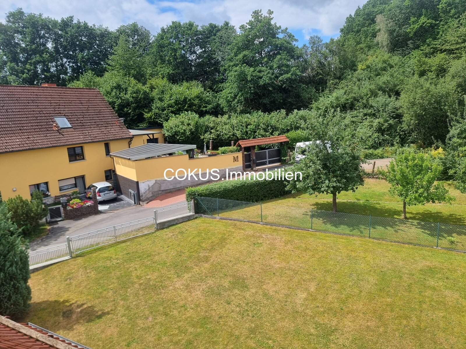 Blick Ăźber das GrundstĂźck Blick Ăźber das GrundstĂźck