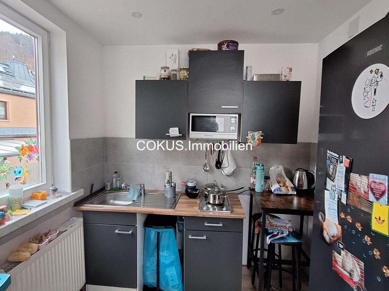 Moderne Küche der oberen Wohnung Moderne Küche der oberen Wohnung