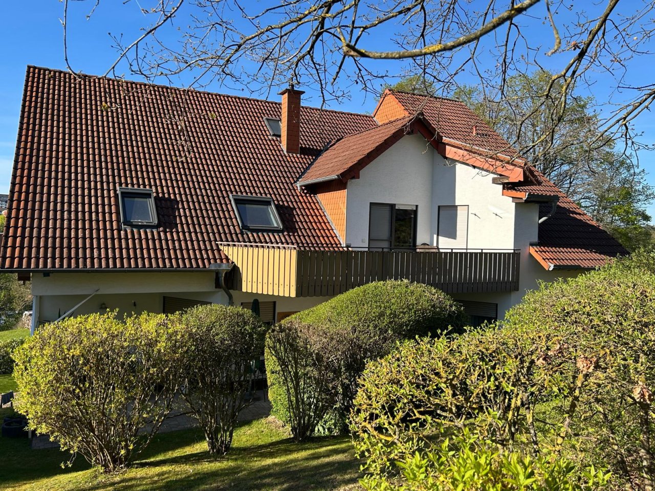 Ruhige Gartenseite mit gewachsenen Hecken Ruhige Gartenseite mit gewachsenen Hecken