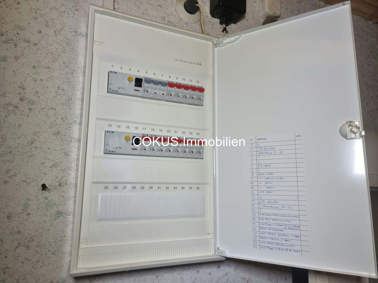 Neue Unterverteilung mit FI-Schutzschaltern Neue Unterverteilung mit FI-Schutzschaltern