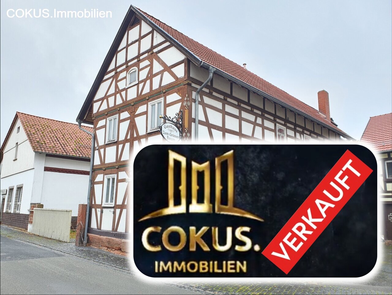 Pferdsdorf: traditioneller 3-Seiten Hof im Ortszentrum  Pferdsdorf: traditioneller 3-Seiten Hof im Ortszentrum