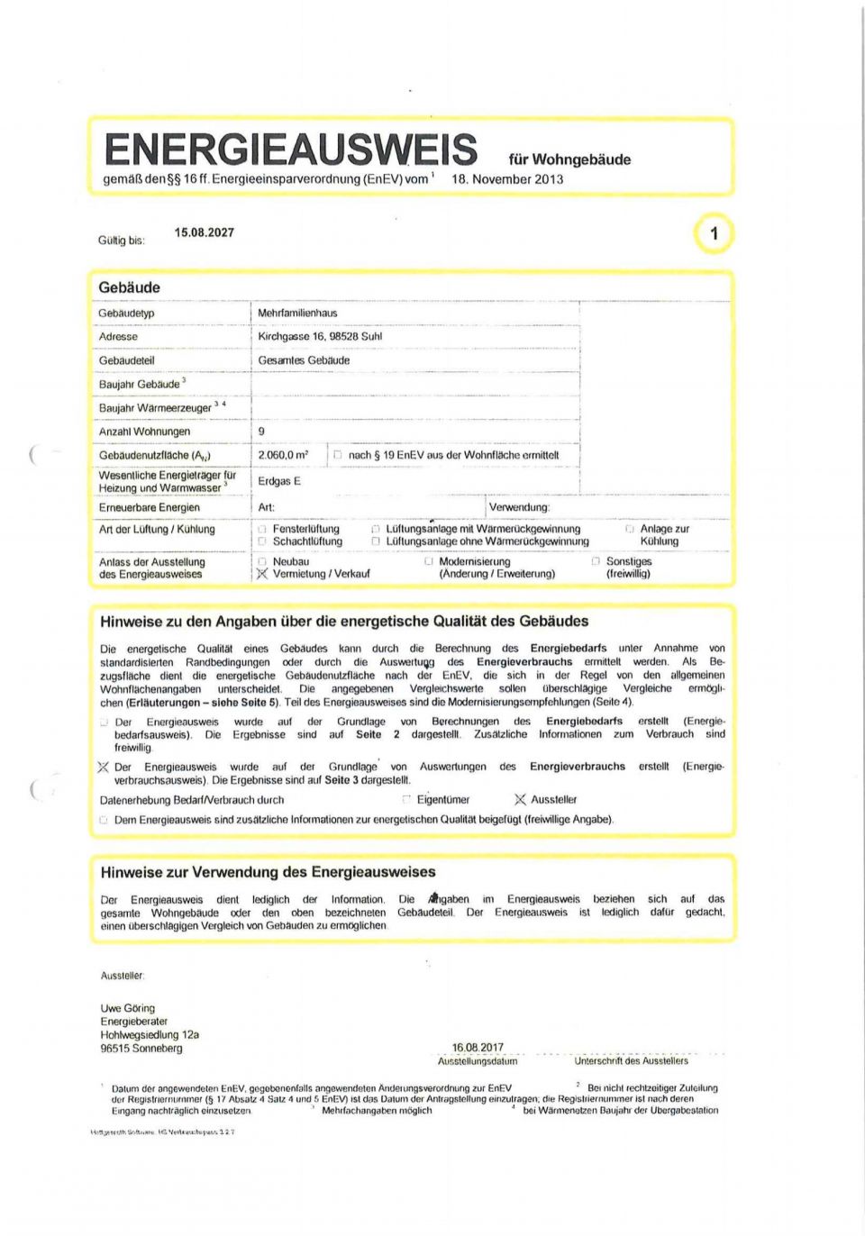 Energieausweis 1