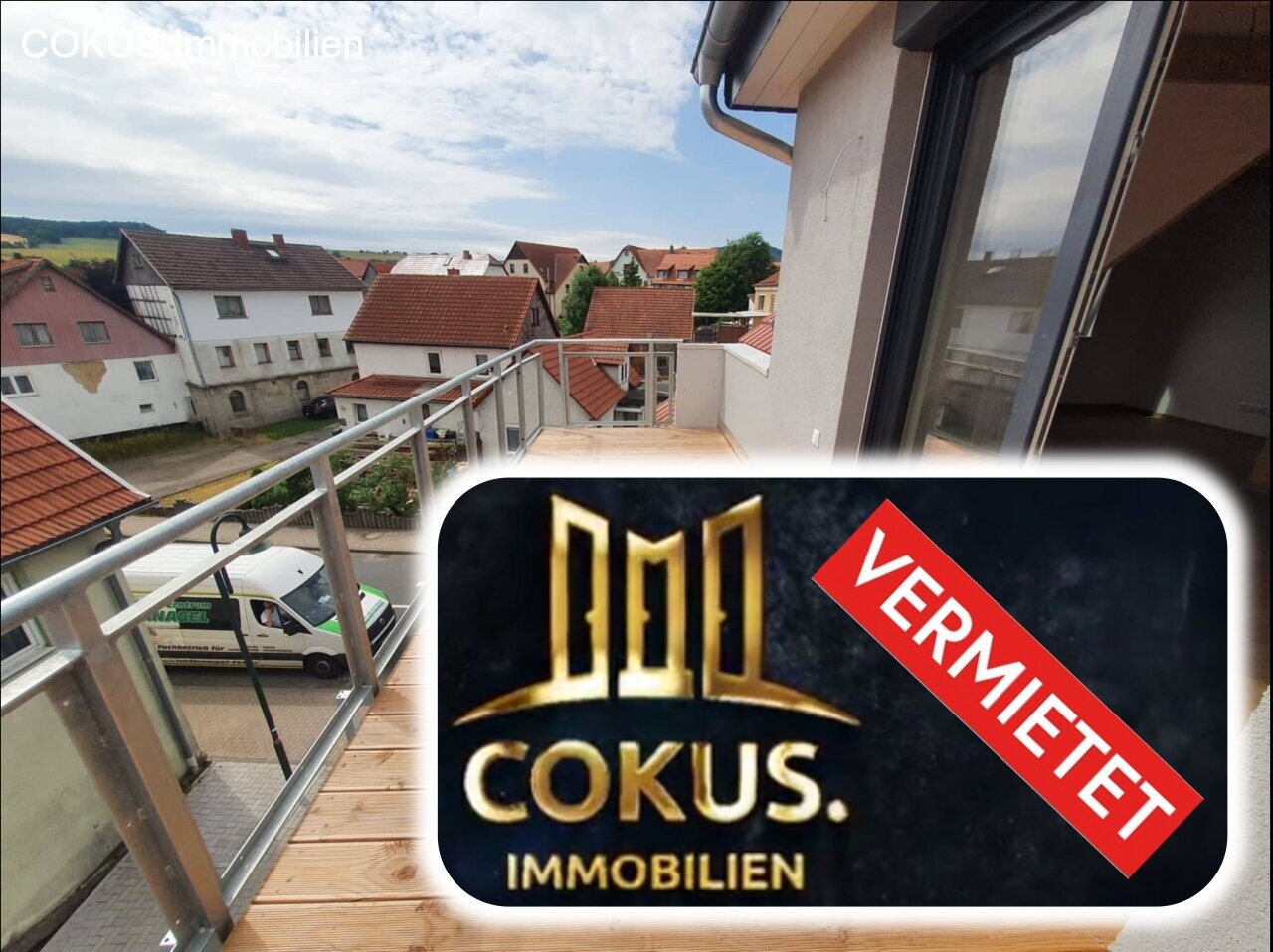 Kaltennordheim: 3 Raum im DG mit Balkon + P nach Kernsanierung   Kaltennordheim: 3 Raum im DG mit Balkon + P nach Kernsanierung