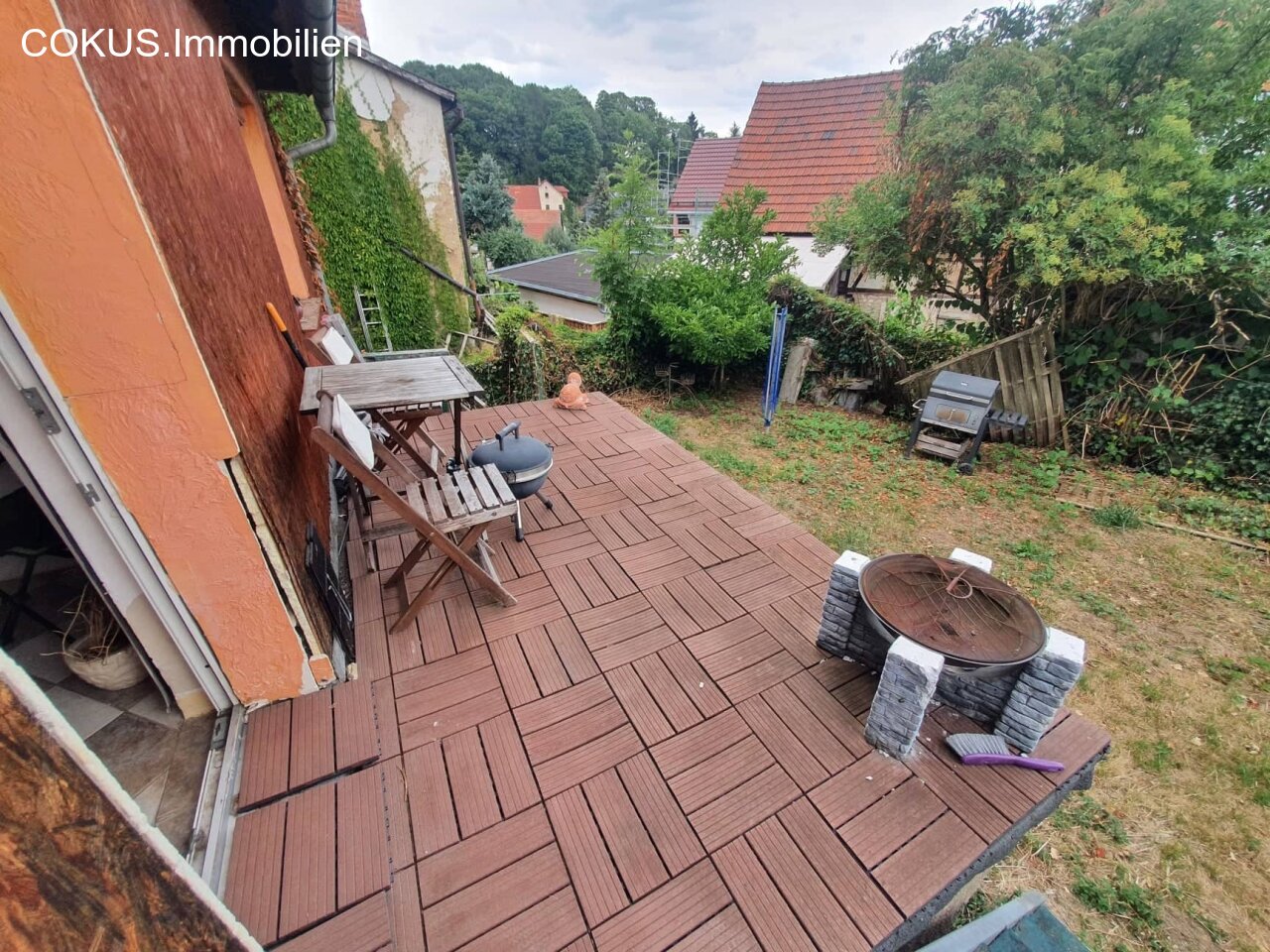 Terrasse zum Gartenbereich