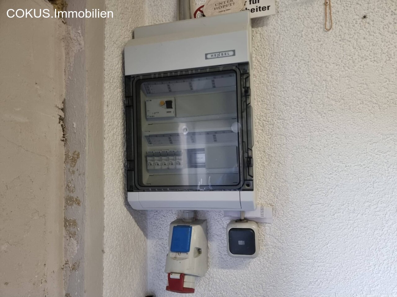 Elektro mit Starkstrom im Werkstattraum